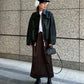 Tucked Satin Maxi Skirt