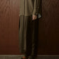 Tucked Satin Maxi Skirt