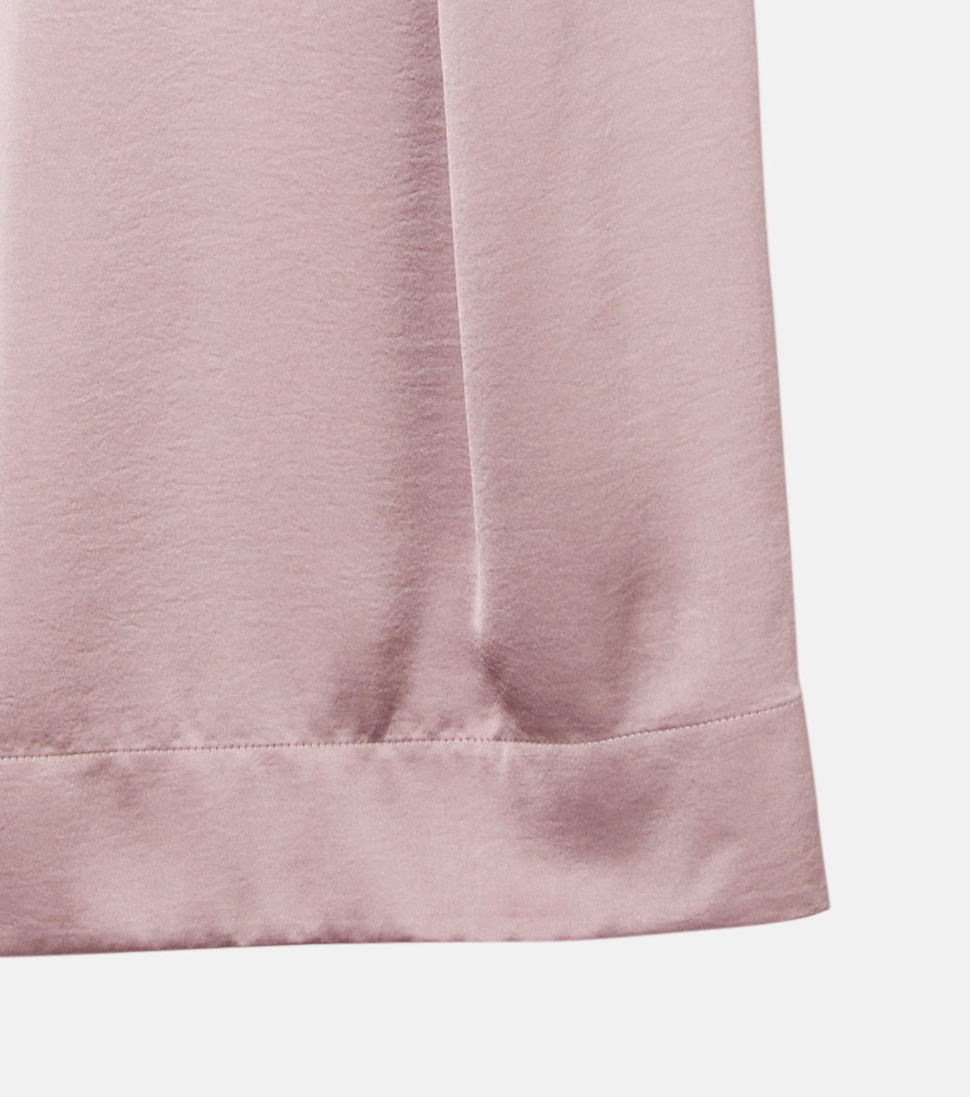 Tucked Satin Maxi Skirt