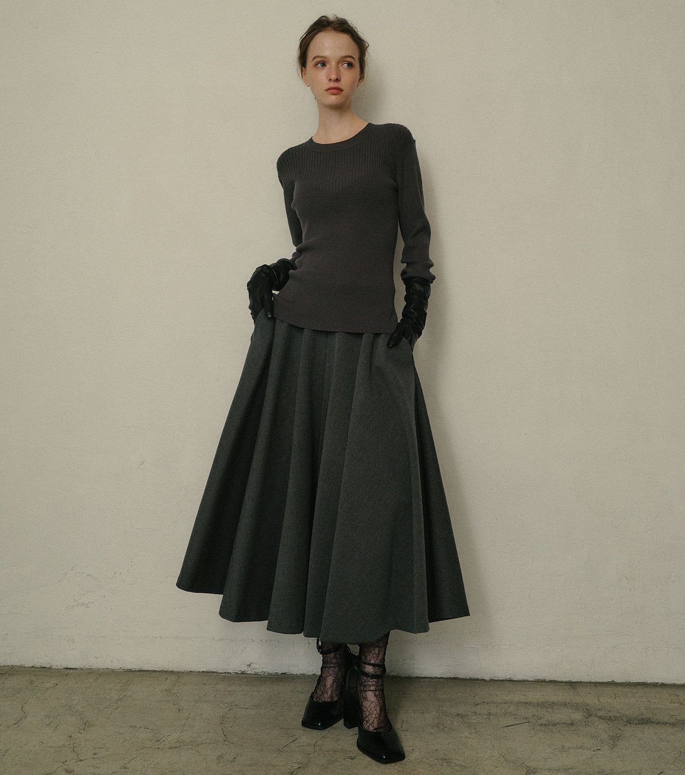 Structured Circle Skirt