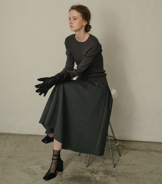 Structured Circle Skirt