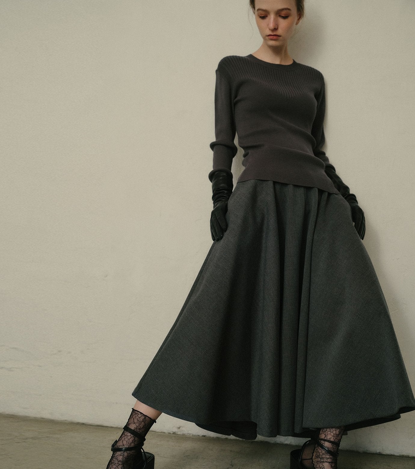 Structured Circle Skirt
