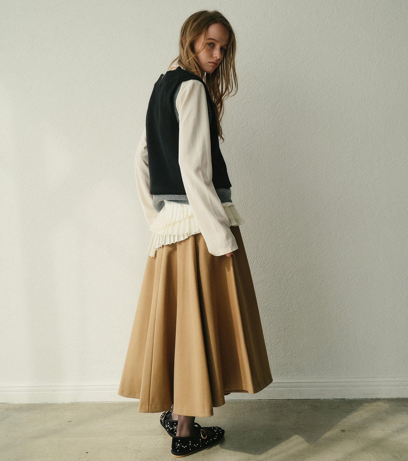 Structured Circle Skirt