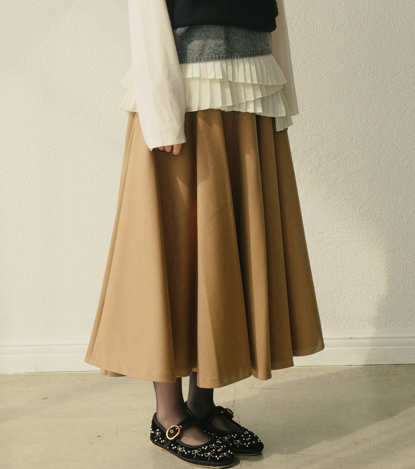 Structured Circle Skirt