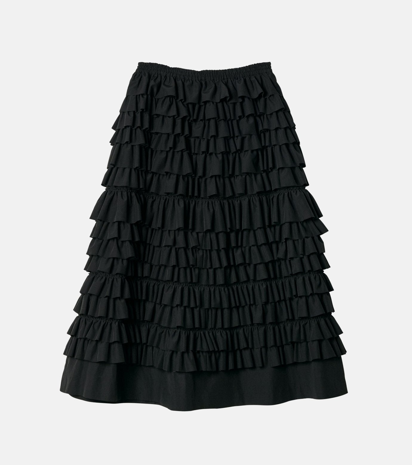Ruffle Midi Skirt