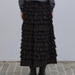Ruffle Midi Skirt