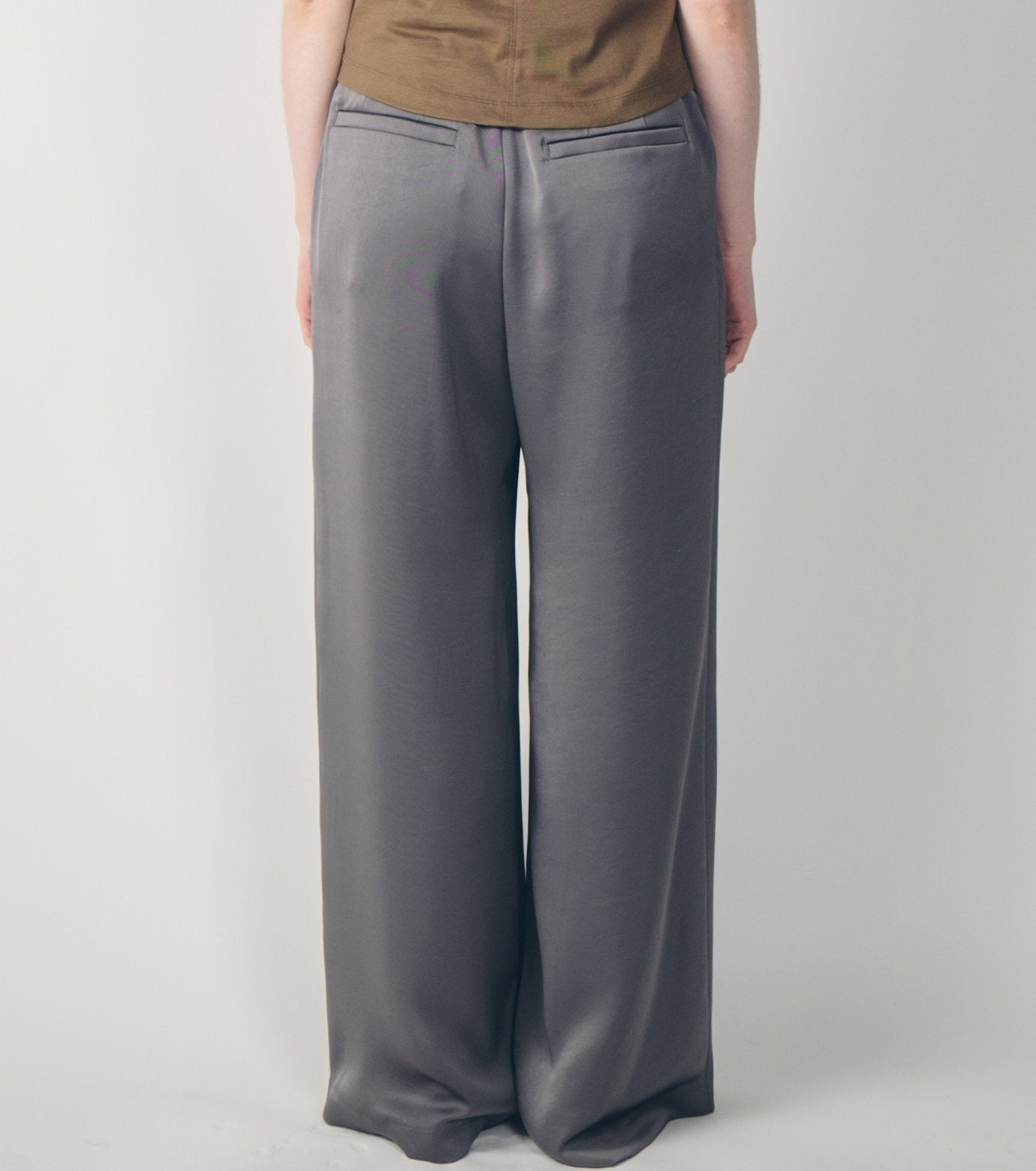 Satin Relax Fit Pants