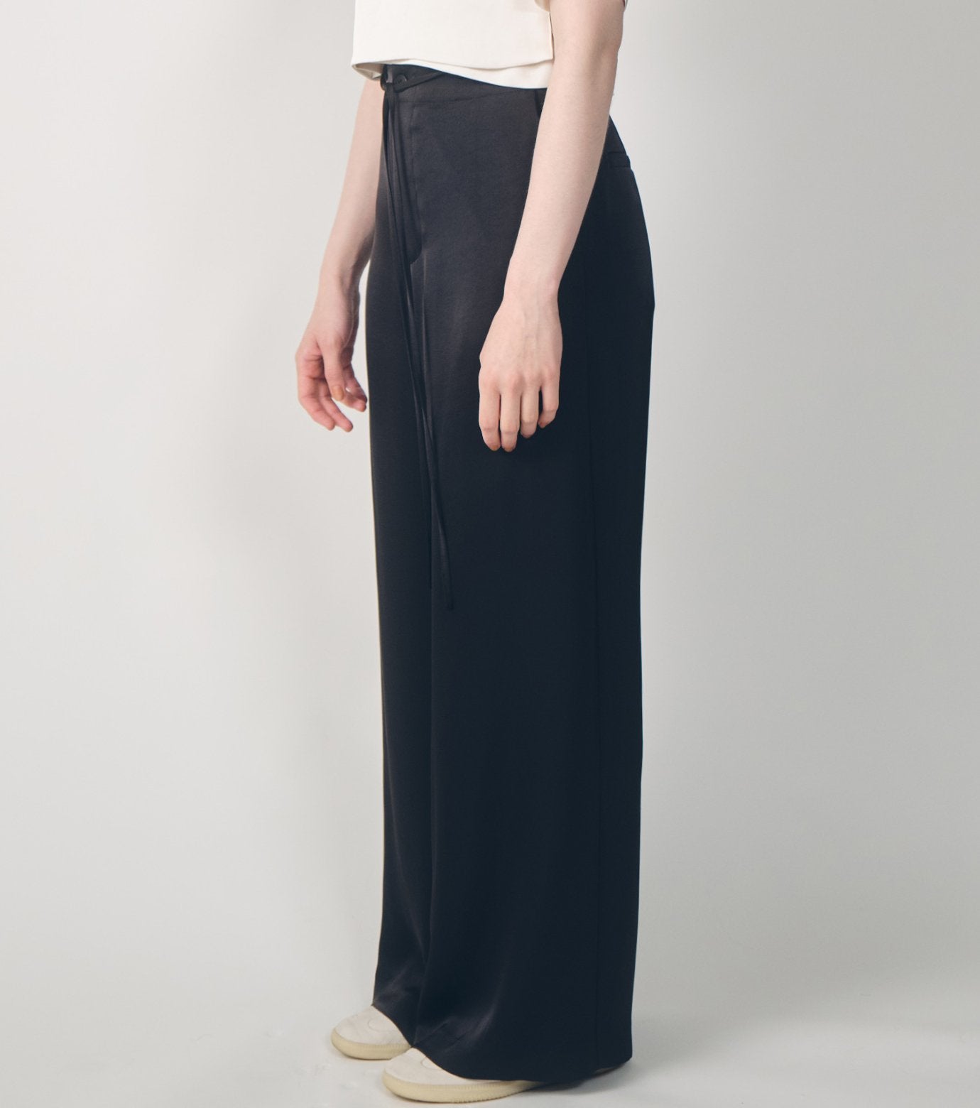 Satin Relax Fit Pants