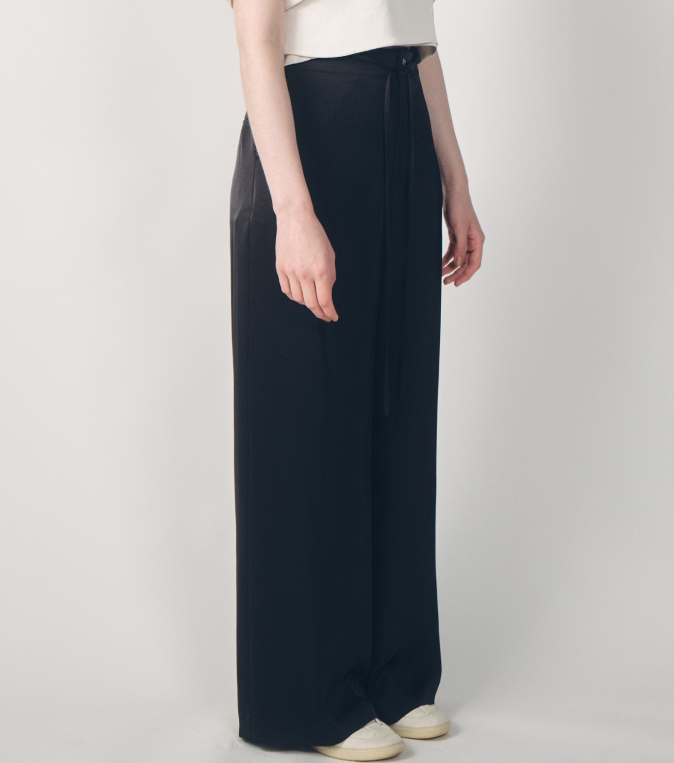 Satin Relax Fit Pants