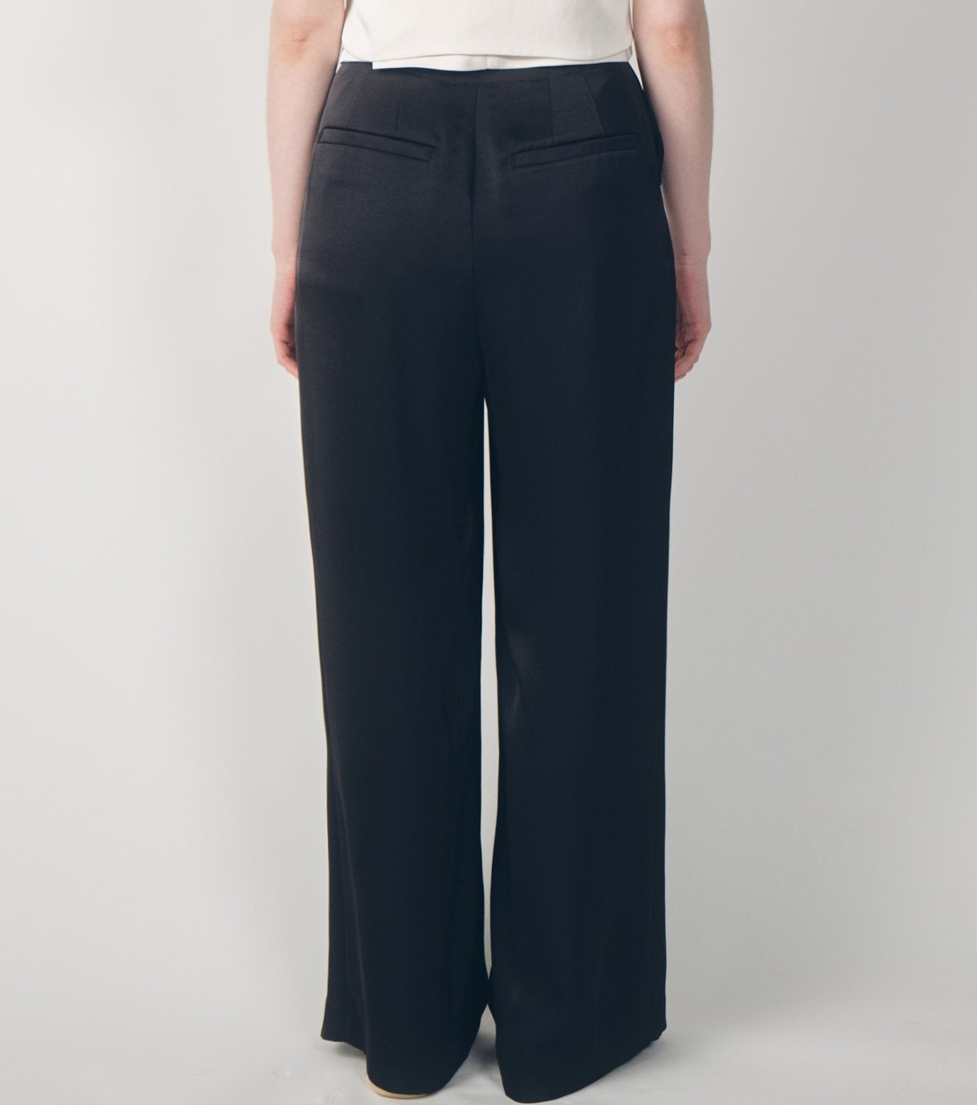 Satin Relax Fit Pants