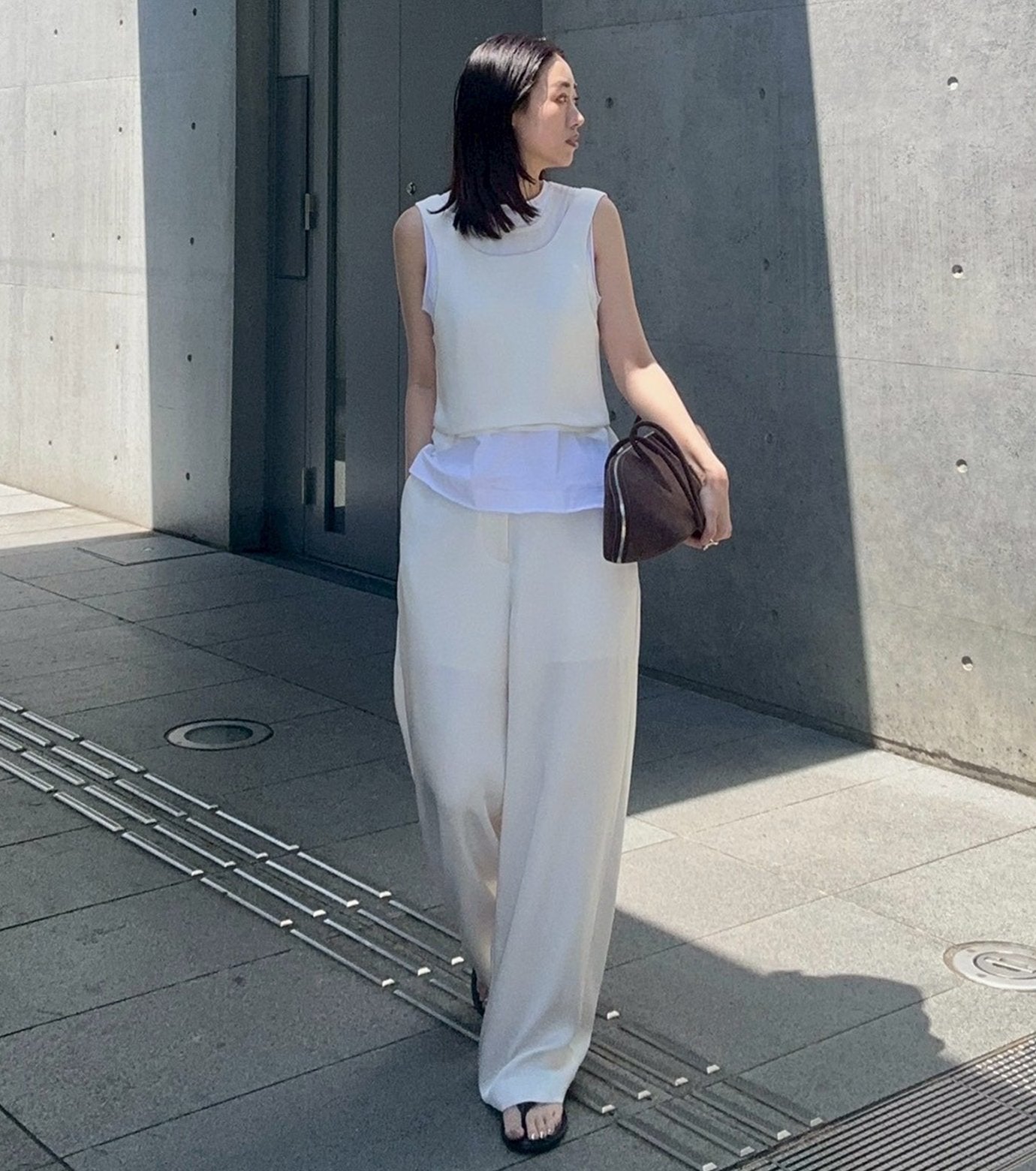Satin Relax Fit Pants