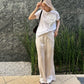 Satin Relax Fit Pants