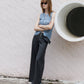 Relaxed Fit Trousers w/Wide Belt