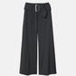 Relaxed Fit Trousers w/Wide Belt