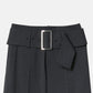 Relaxed Fit Trousers w/Wide Belt