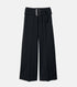 Relaxed Fit Trousers w/Wide Belt
