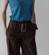 Relaxed Fit Trousers w/Wide Belt