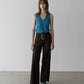 Relaxed Fit Trousers w/Wide Belt