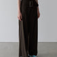 Relaxed Fit Trousers w/Wide Belt