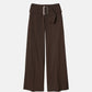 Relaxed Fit Trousers w/Wide Belt