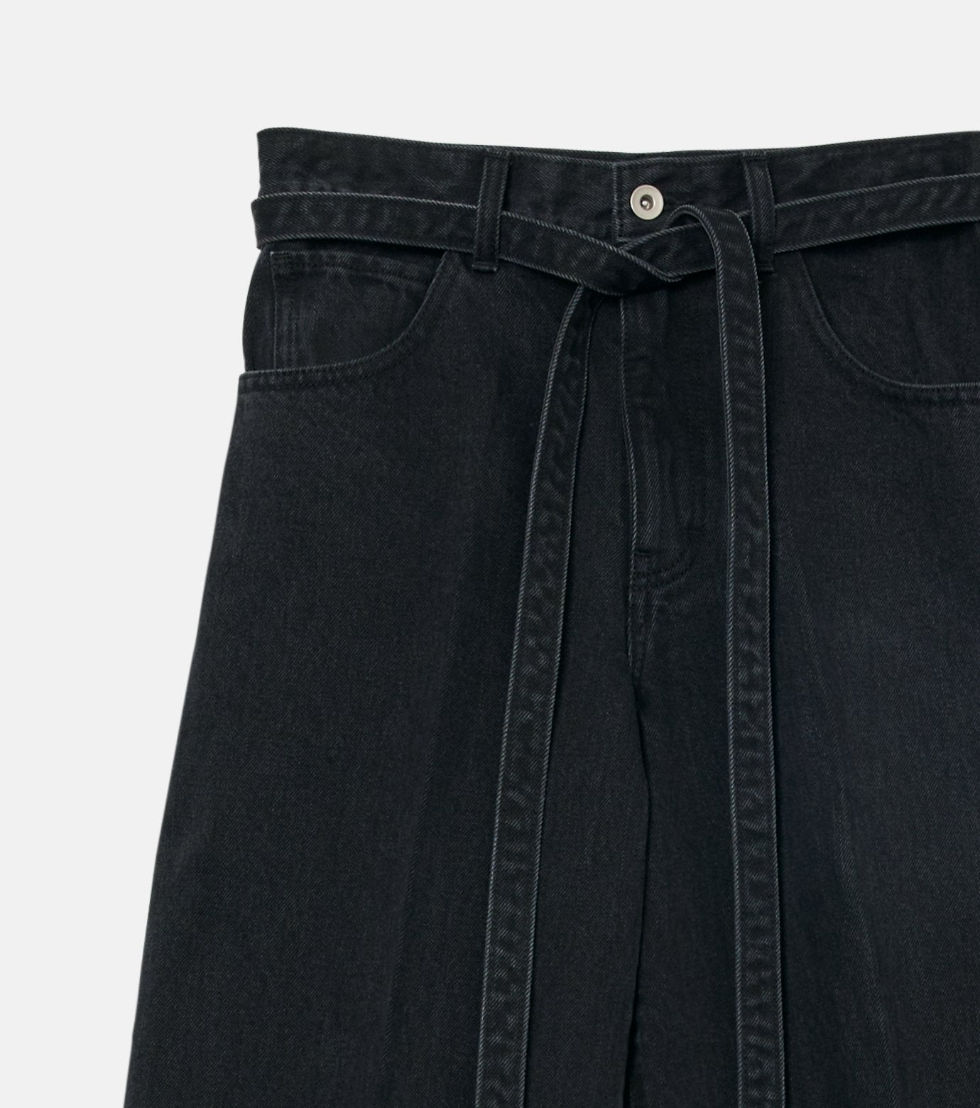 Straight Fit Jeans w/Belt