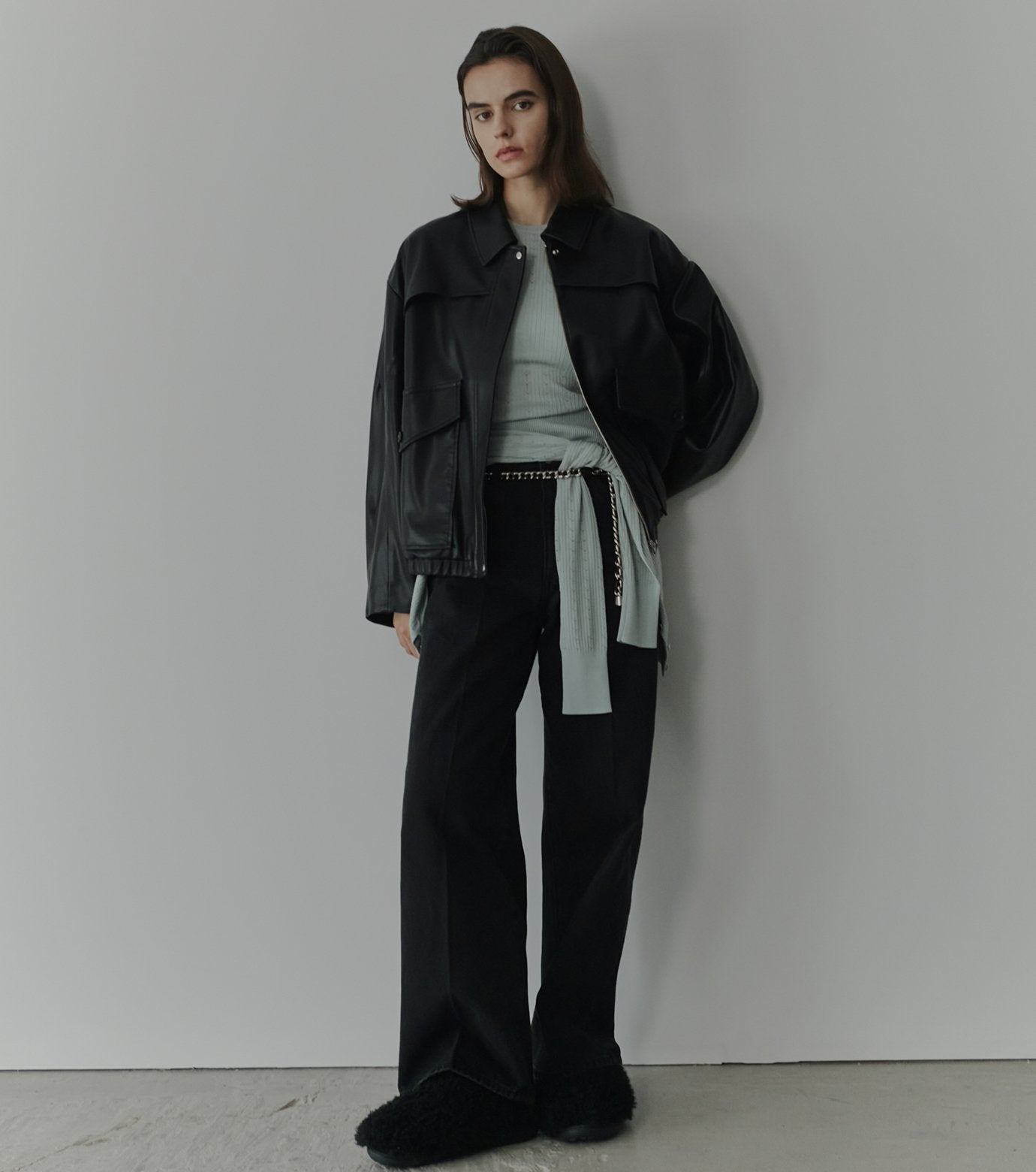 Straight Fit Jeans w/Belt