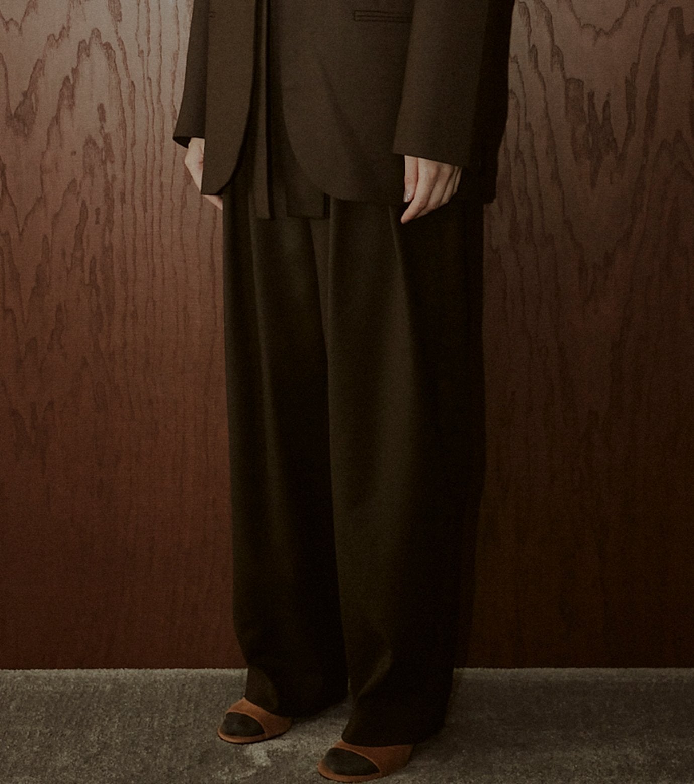 Tapered Leg Trousers