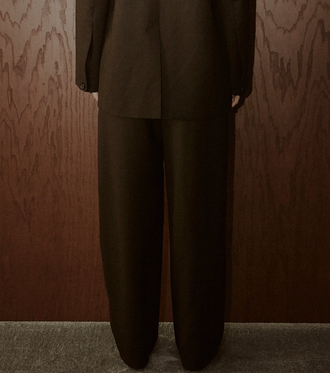 Tapered Leg Trousers