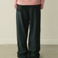 Relaxed Wool Double-Cloth Pants