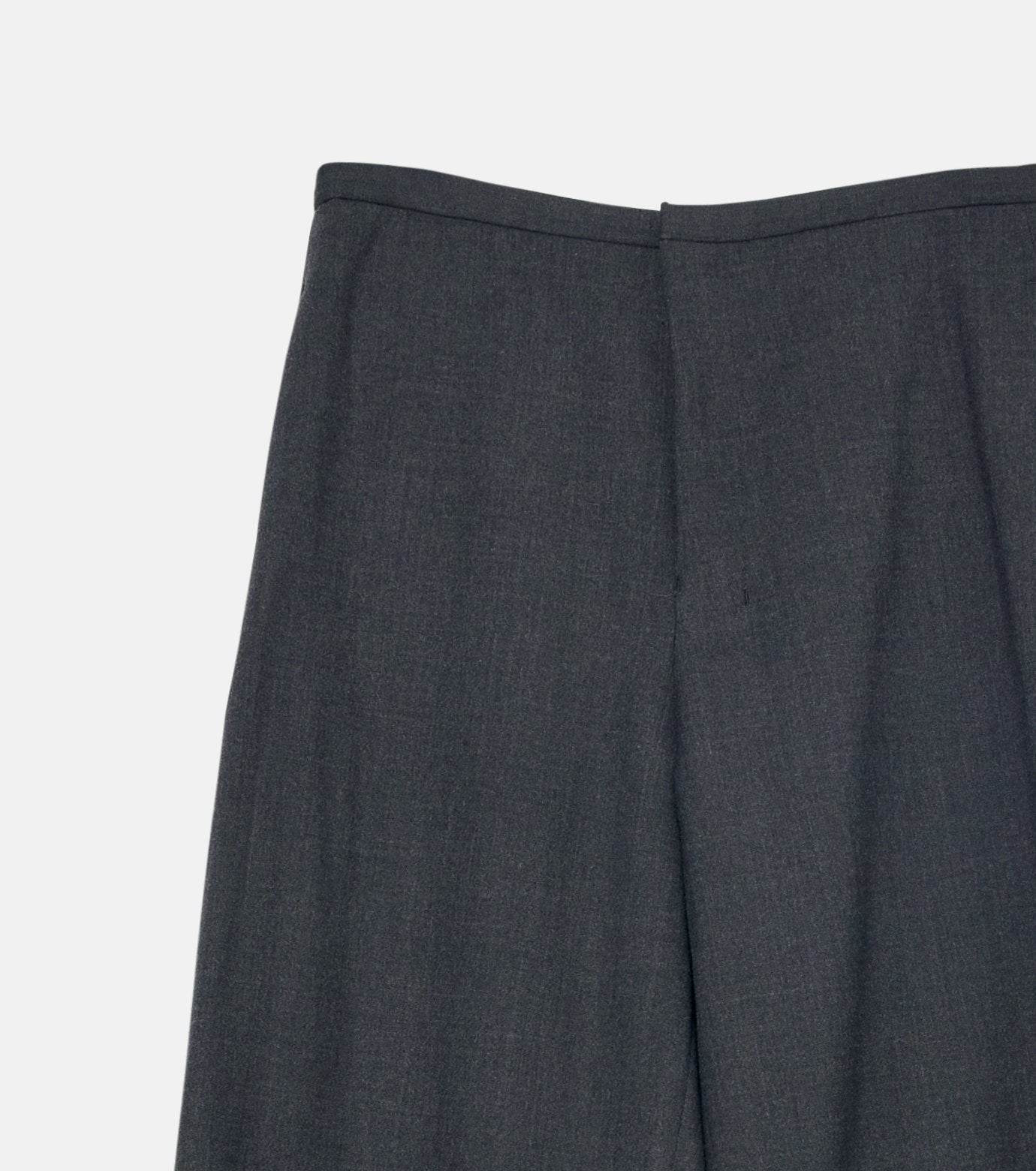 Relaxed Wool Double-Cloth Pants