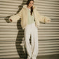 Relaxed Wool Double-Cloth Pants