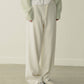Relaxed Wool Double-Cloth Pants