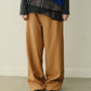Relaxed Wool Double-Cloth Pants