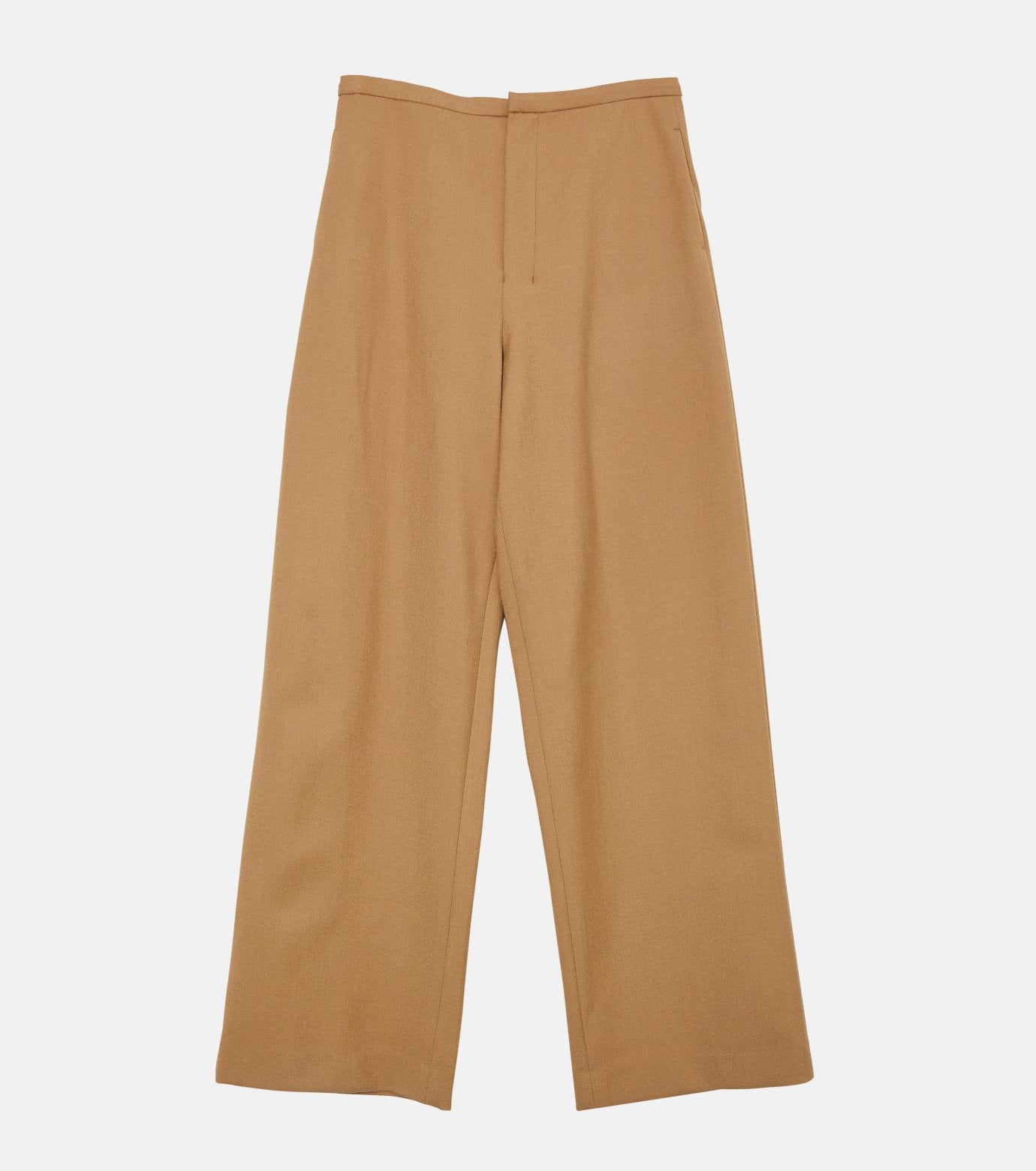 Relaxed Wool Double-Cloth Pants