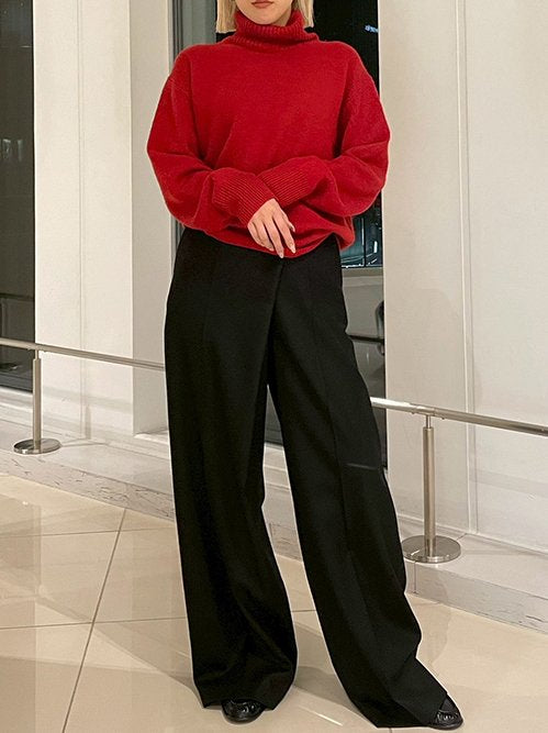 Wrap Front Trousers