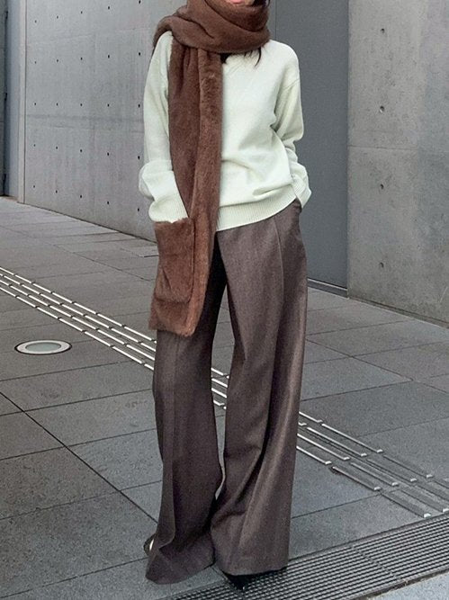 Wrap Front Trousers