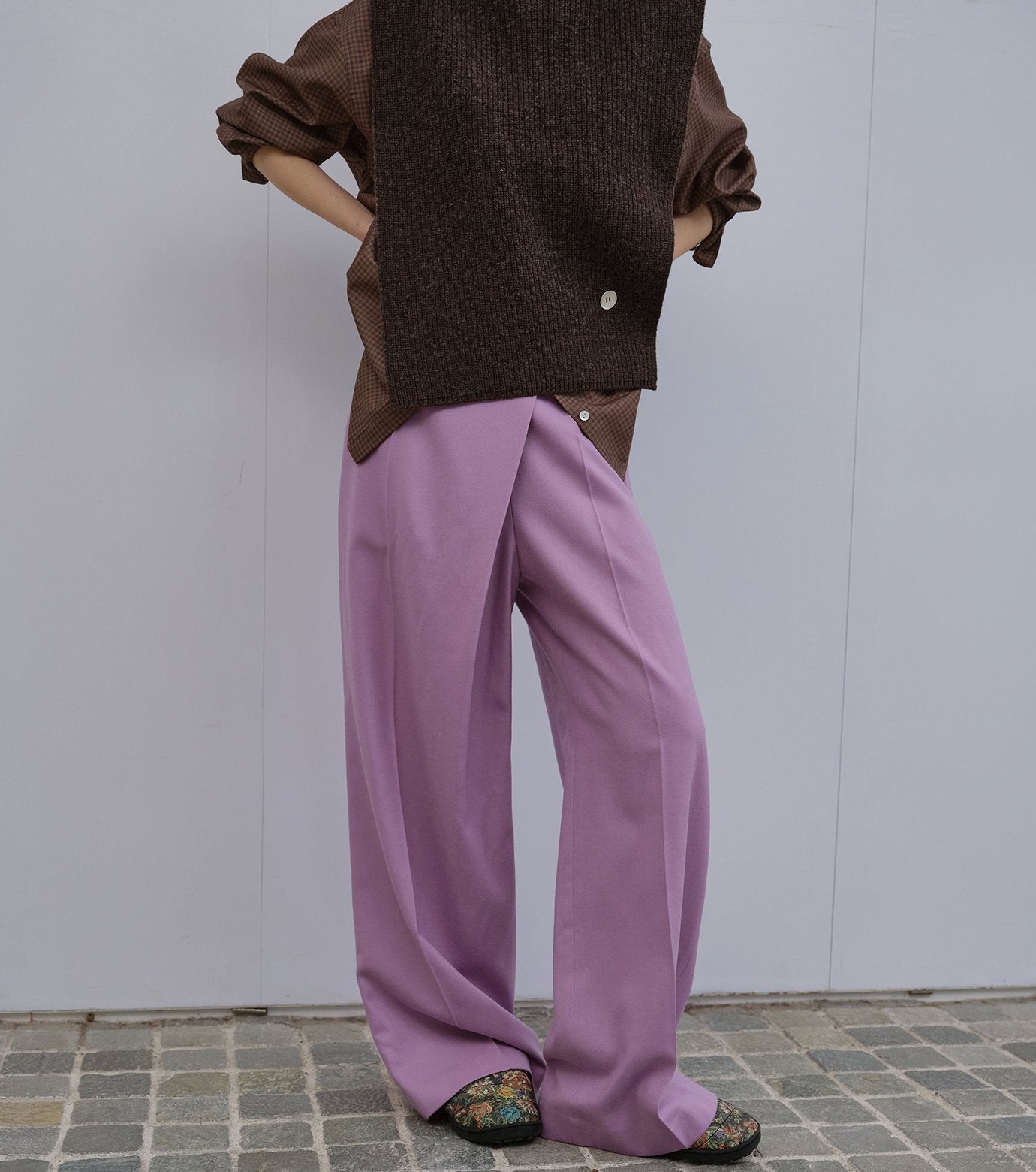 Wrap Front Trousers