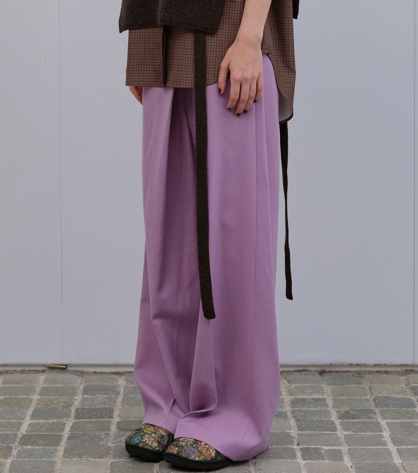Wrap Front Trousers