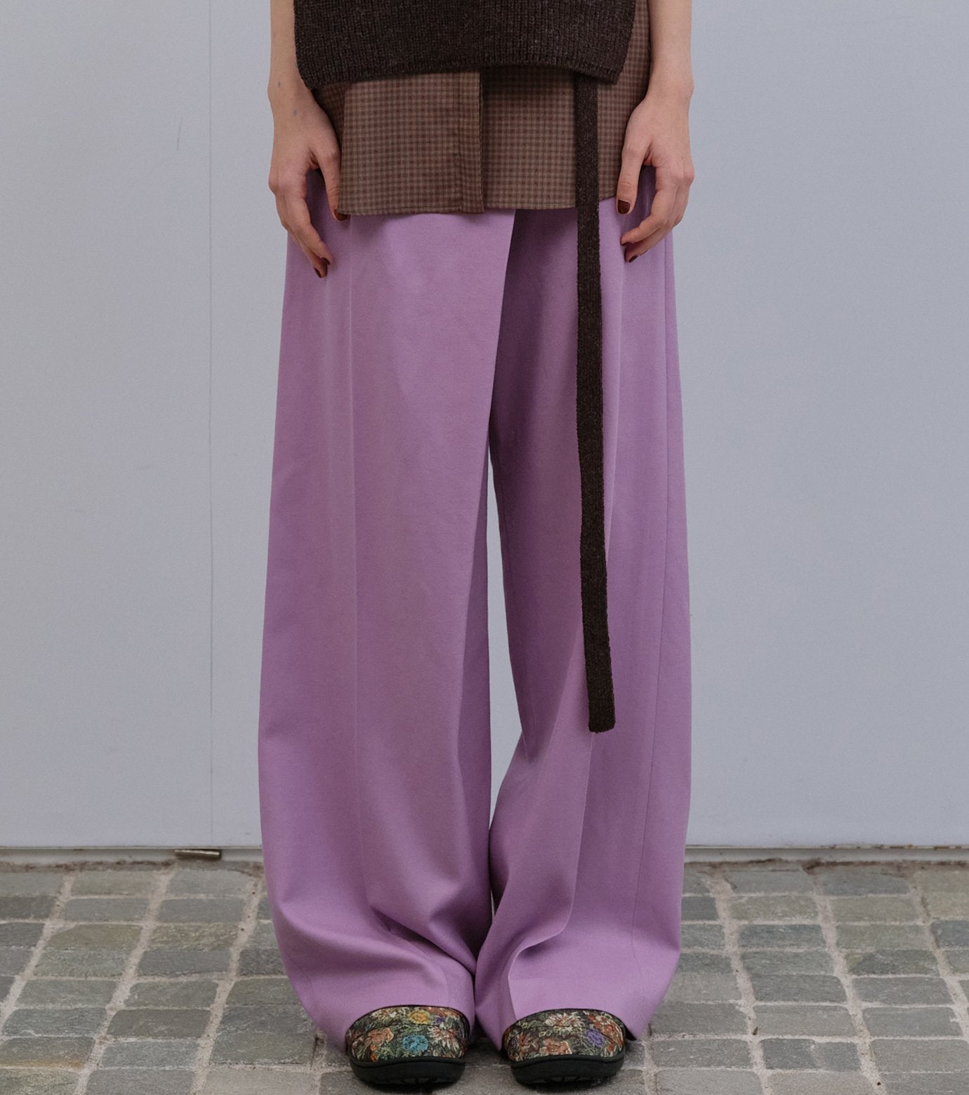 Wrap Front Trousers