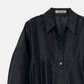 Organza Belted Shirt Dress