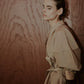 Organza Belted Shirt Dress