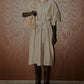 Organza Belted Shirt Dress
