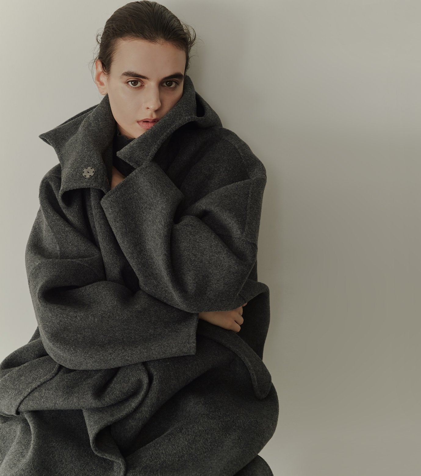 Hooded Double-Face Coat