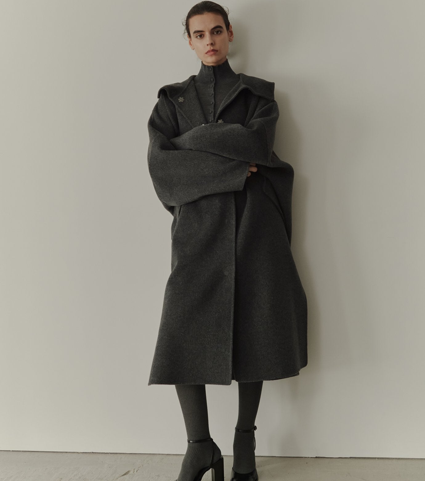 Hooded Double-Face Coat