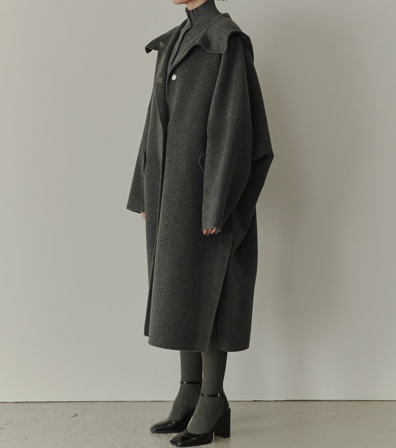 Hooded Double-Face Coat