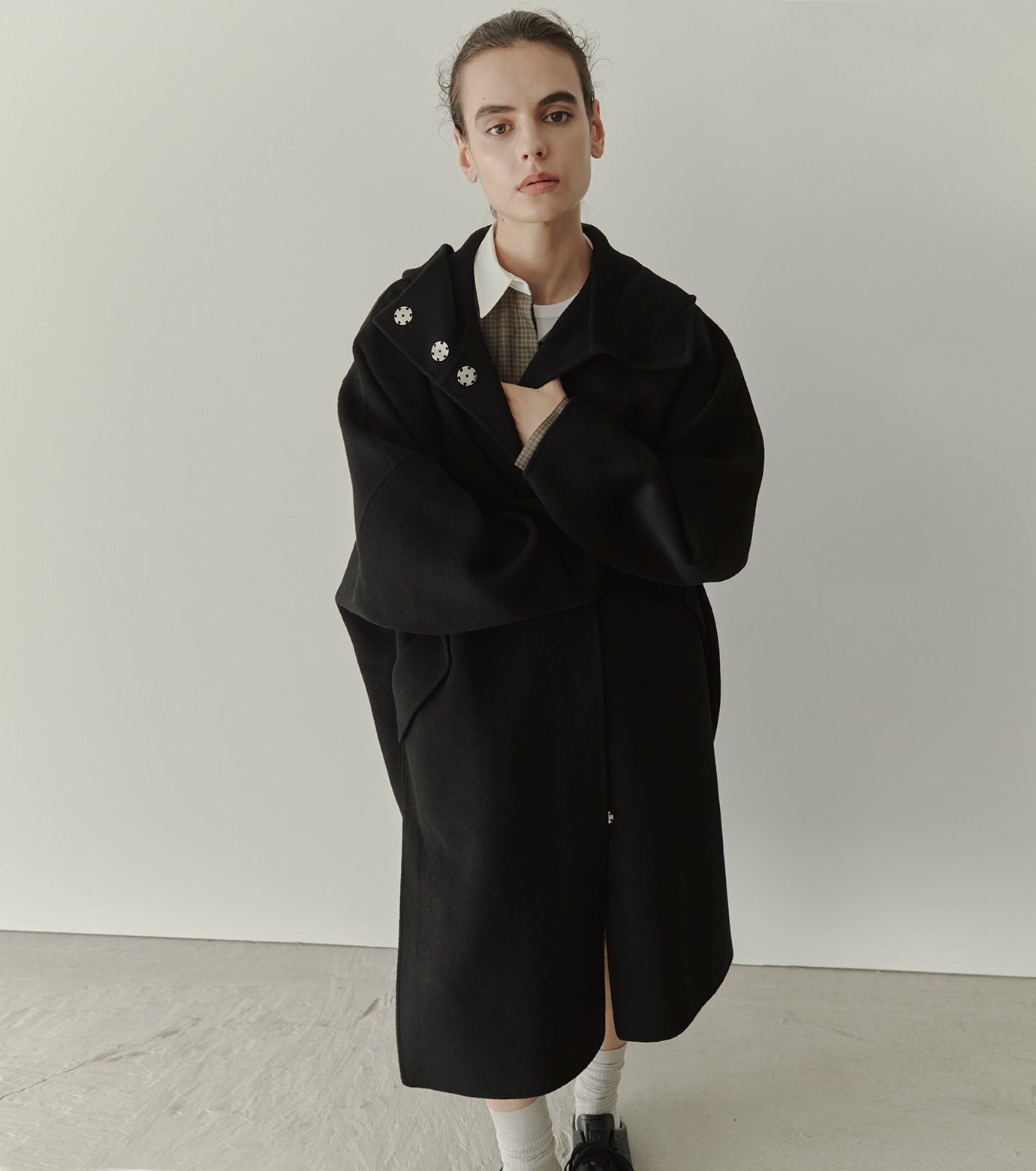 Hooded Double-Face Coat