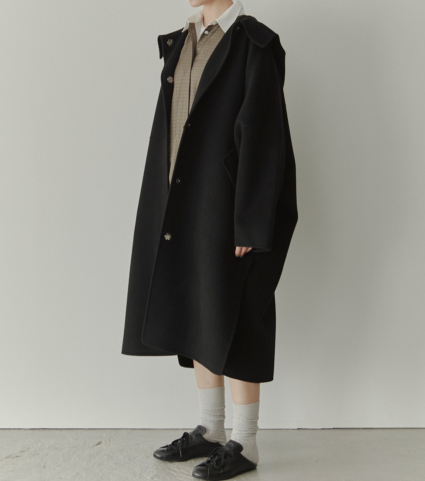 Hooded Double-Face Coat