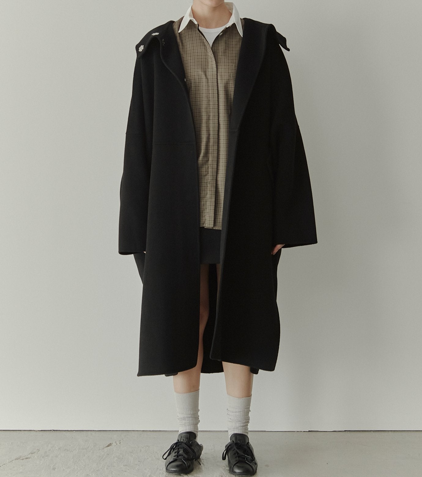 Hooded Double-Face Coat
