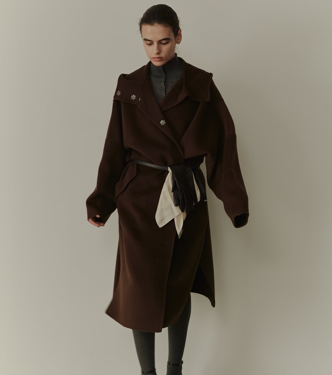 Hooded Double-Face Coat