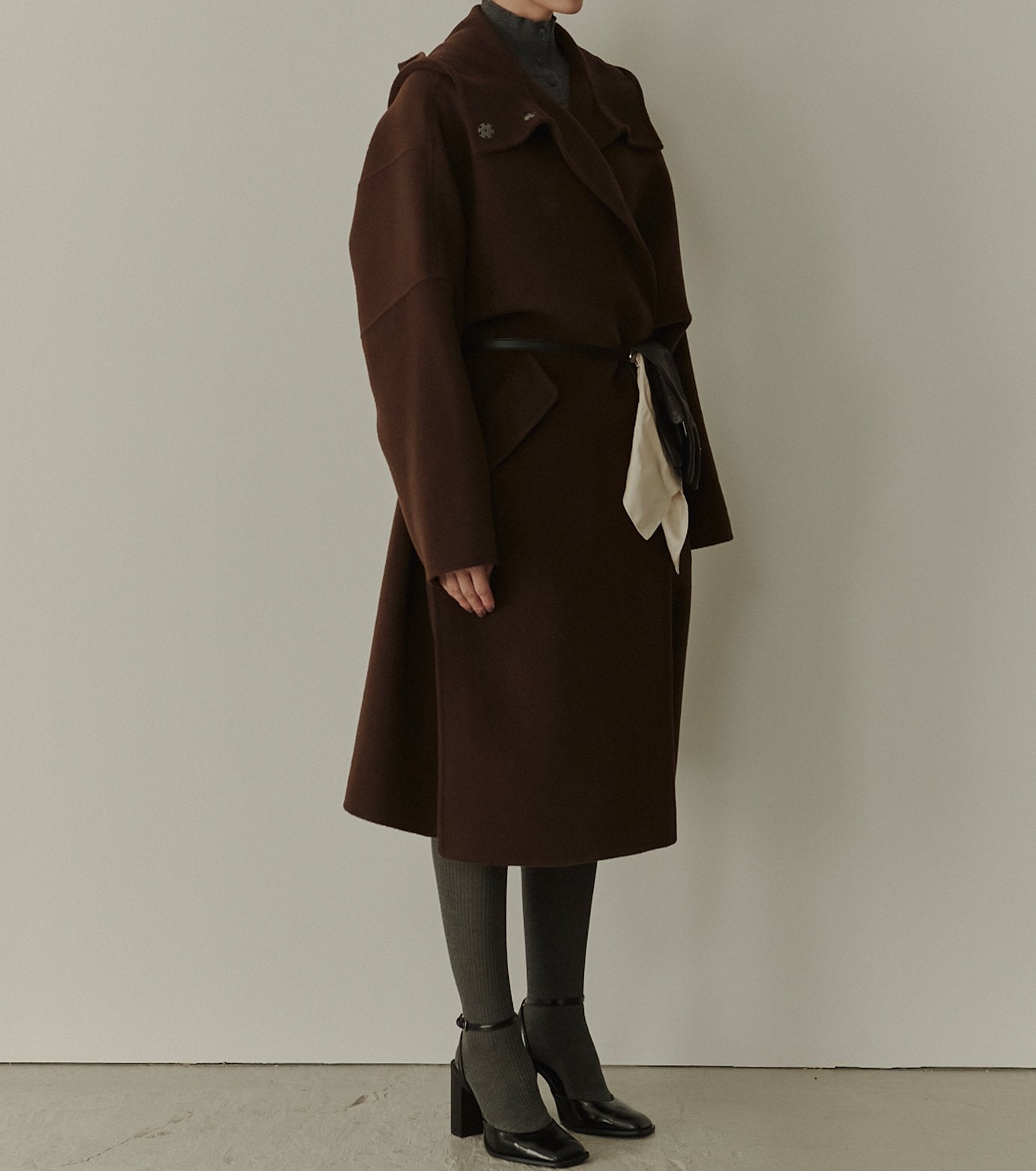 Hooded Double-Face Coat